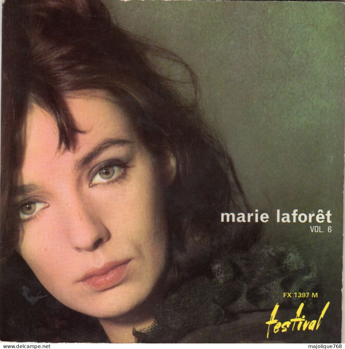 Disque - Marie Laforêt - Viens Sur La Montagne -  Festival  FX 1397 M - France 1964 - Disco, Pop