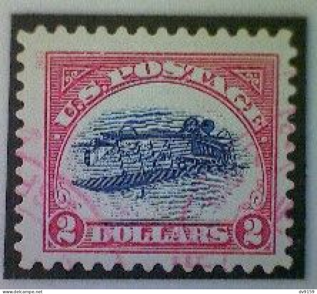 United States, Scott #4806a, Used(o), 2013, Inverted Jenny, Single, $2, Blue, Black, And Red - Used Stamps