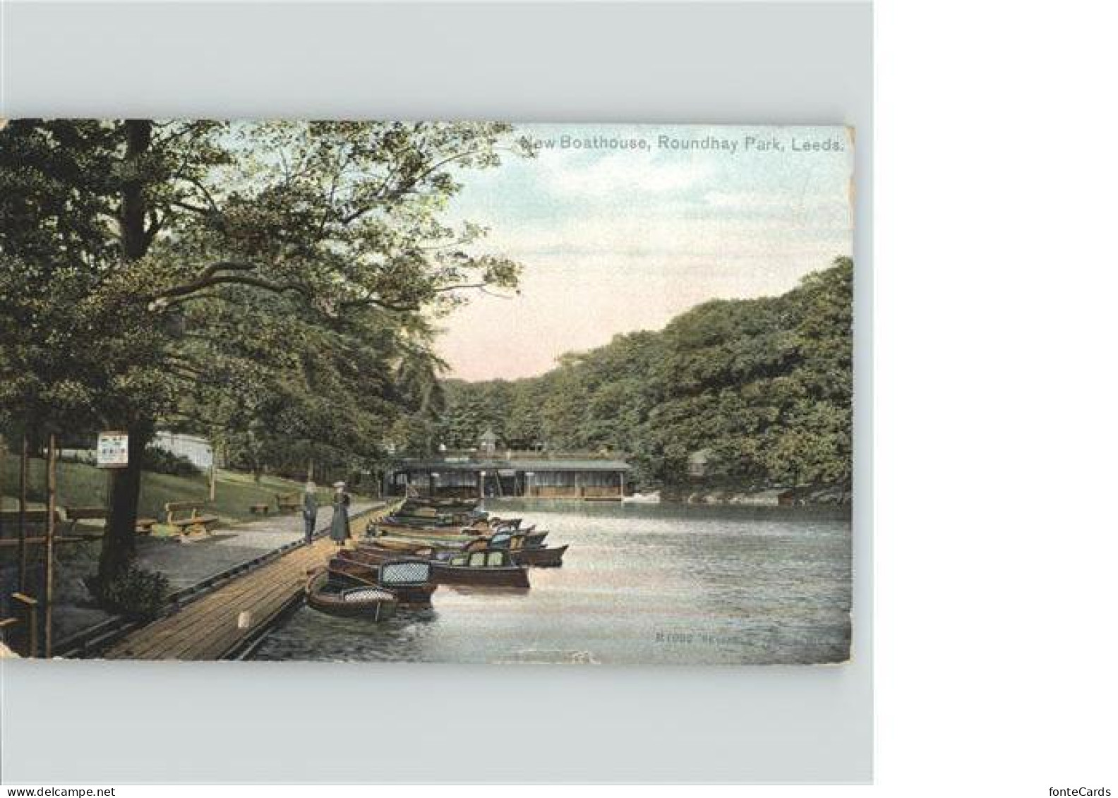 11372168 Leeds West Yorkshire Boathouse Roundhay Park  - Andere & Zonder Classificatie