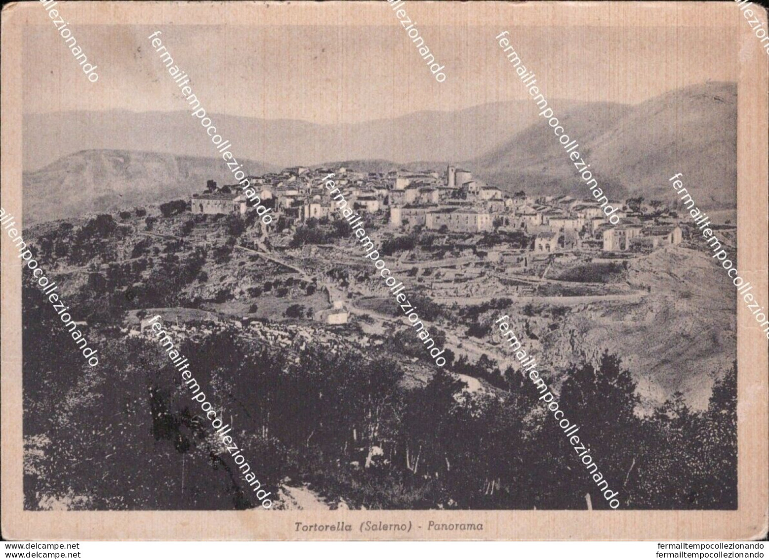 Bc764 Cartolina Tortorella Panorama Provincia Di Salerno Campania - Salerno