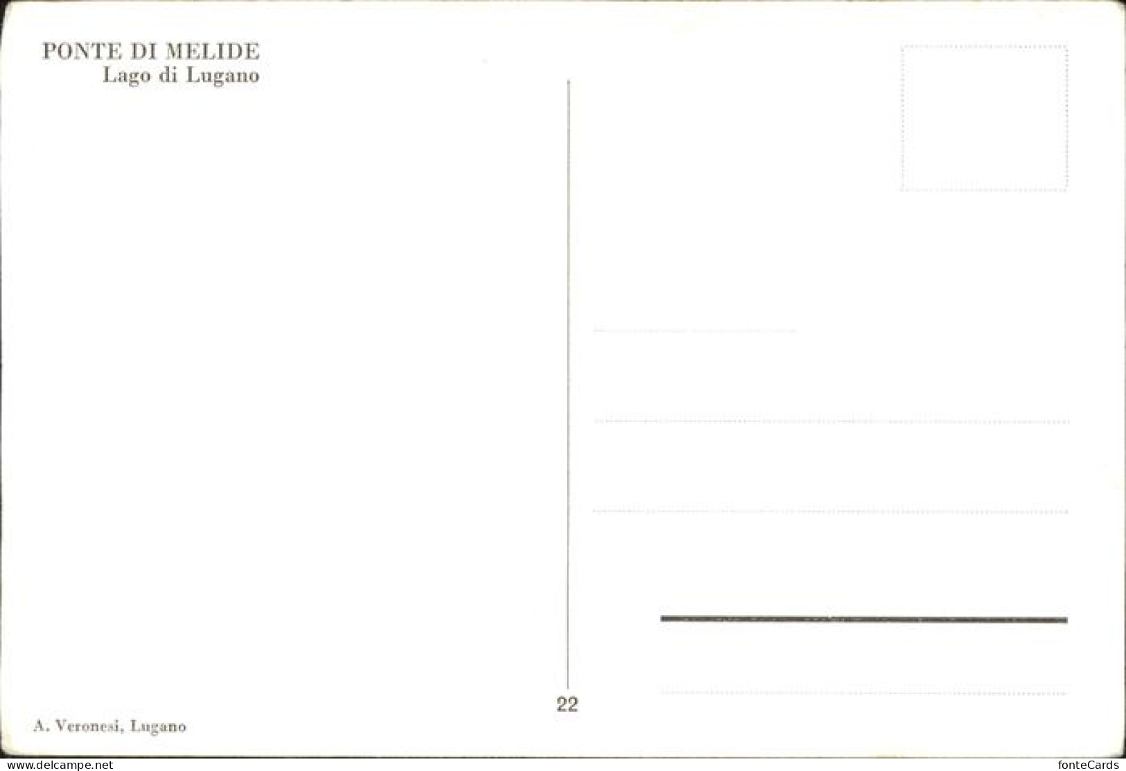 11372120 Melide Ponte Di Melide Melide - Altri & Non Classificati