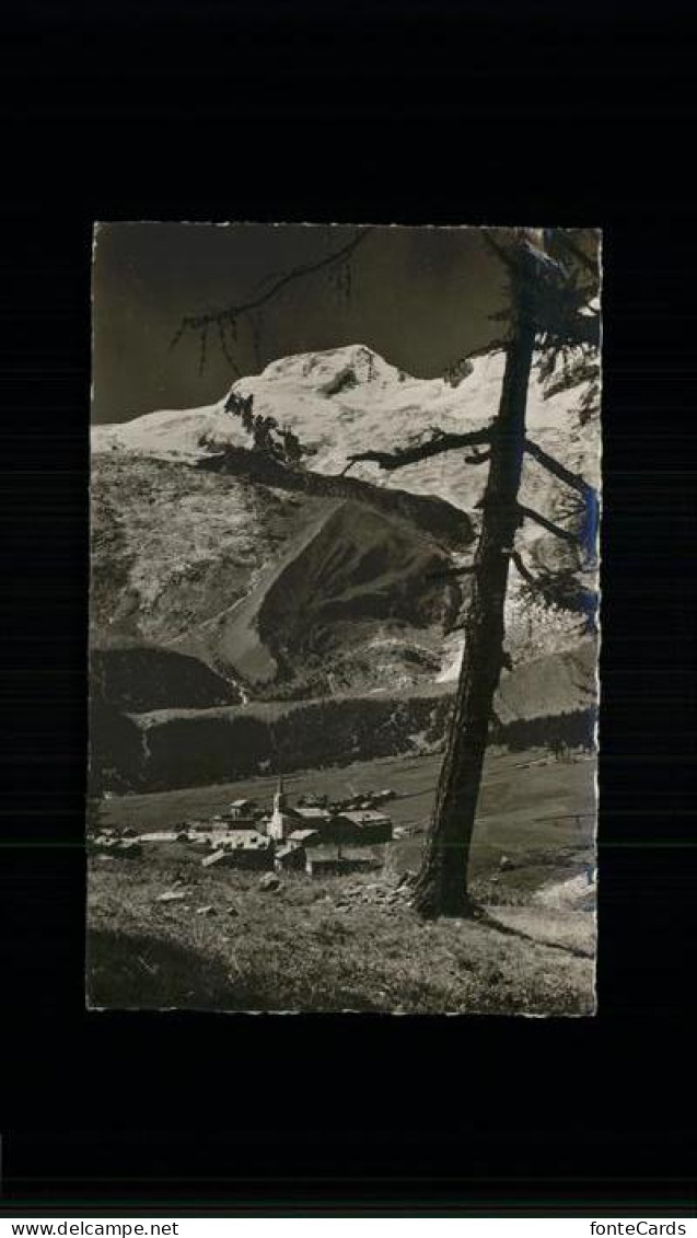 11371935 Saas-Fee Blick Auf Alphubel Feegletscher Saas-Fee - Andere & Zonder Classificatie