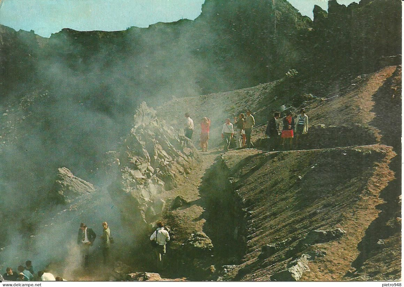 Napoli (Campania) Vesuvio, Interno Del Cratere, Le Fumarole, Crater Internal, Interieur Du Cratère - Napoli (Naples)