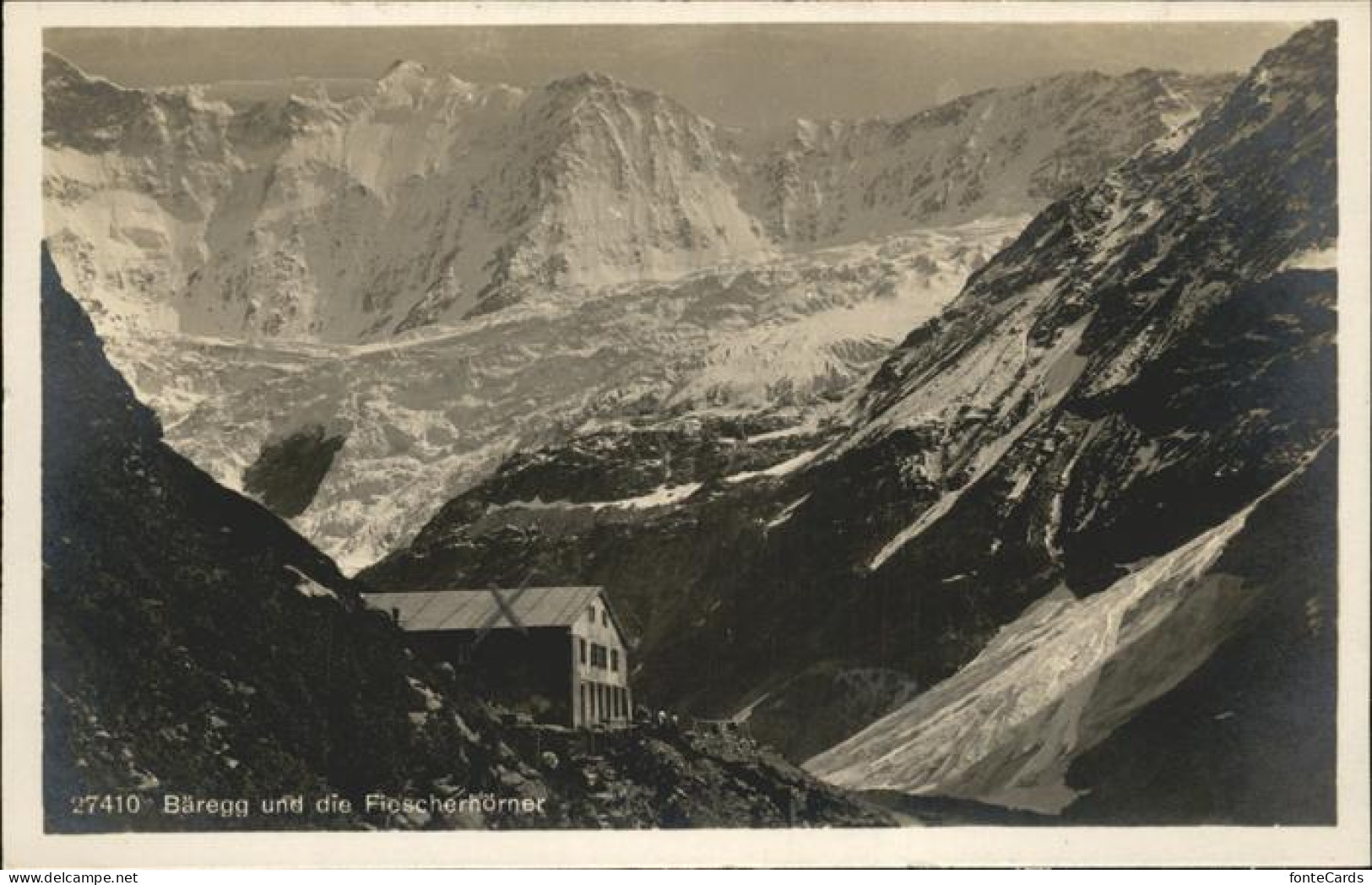 11371894 Grindelwald Berghuette Baeregg Blick Auf Fiescherhoerner Berner Alpen G - Other & Unclassified