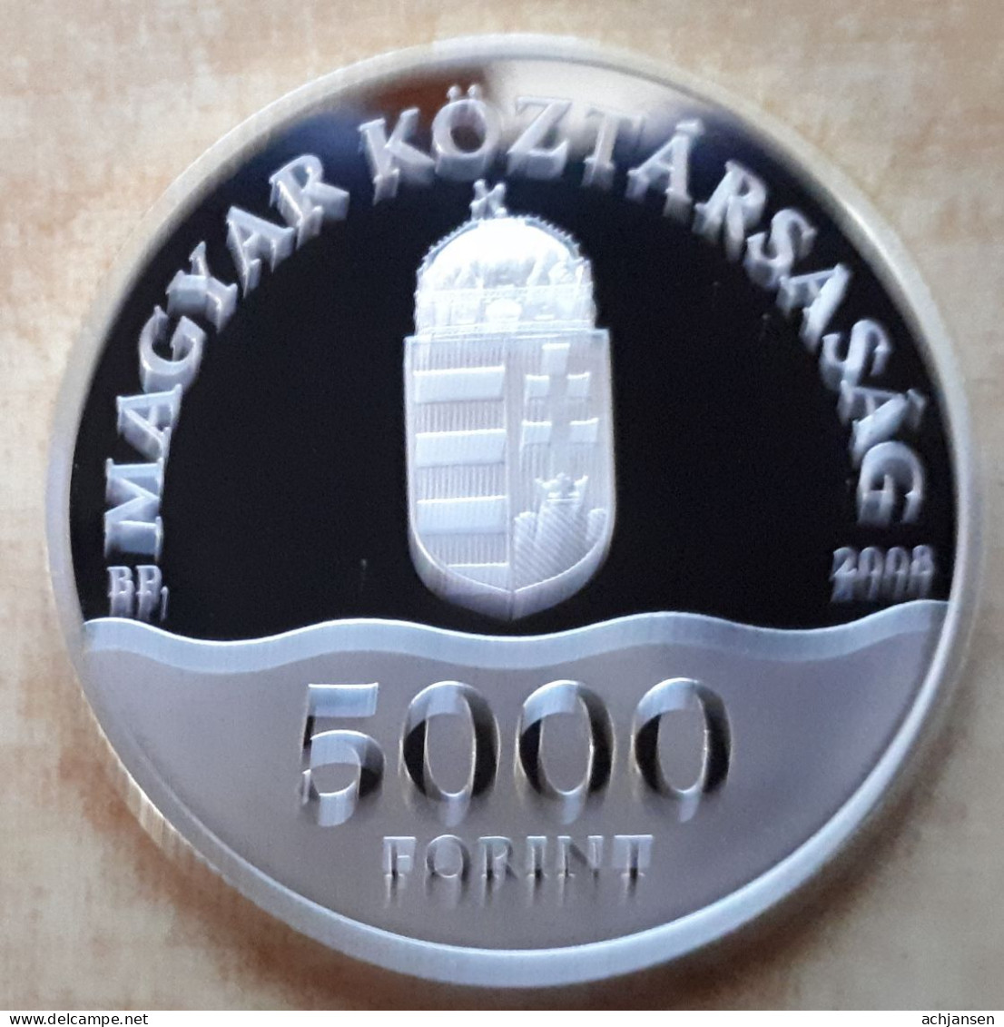 Hungary, 5000 Forint 2008 - Silver Proof - Hungría