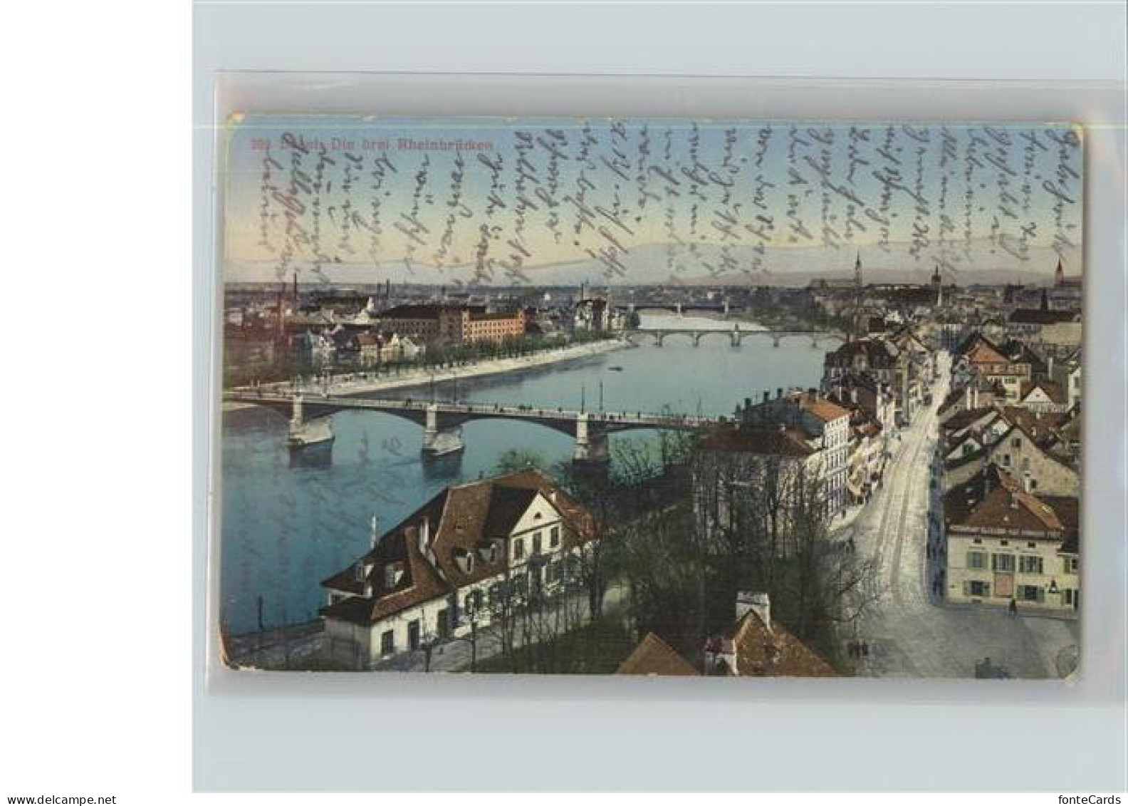 11358619 Basel BS Die Drei Rheinbruecken Basel BS - Andere & Zonder Classificatie