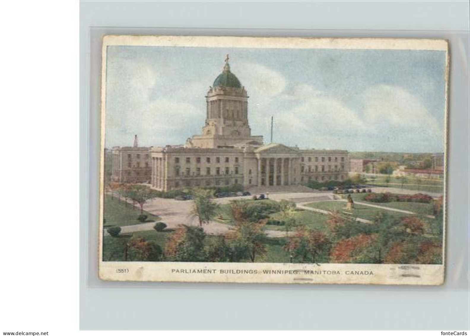 11358586 Winnipeg Parliament Buildings   Aufklappkarte Winnipeg - Unclassified