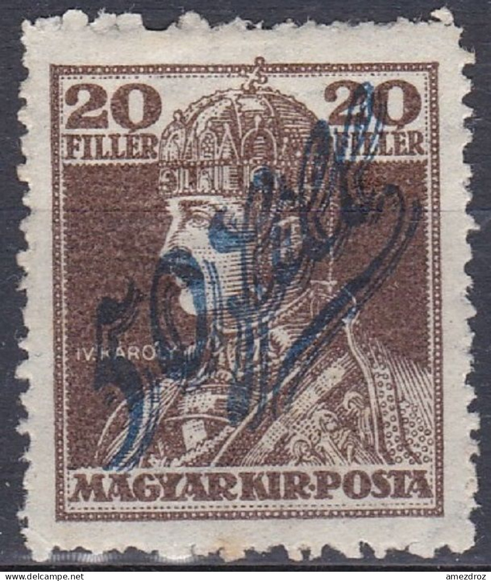 Hongrie Temesvar 1919 Mi 4 * Roi Charles IV   (G6) - Temesvár