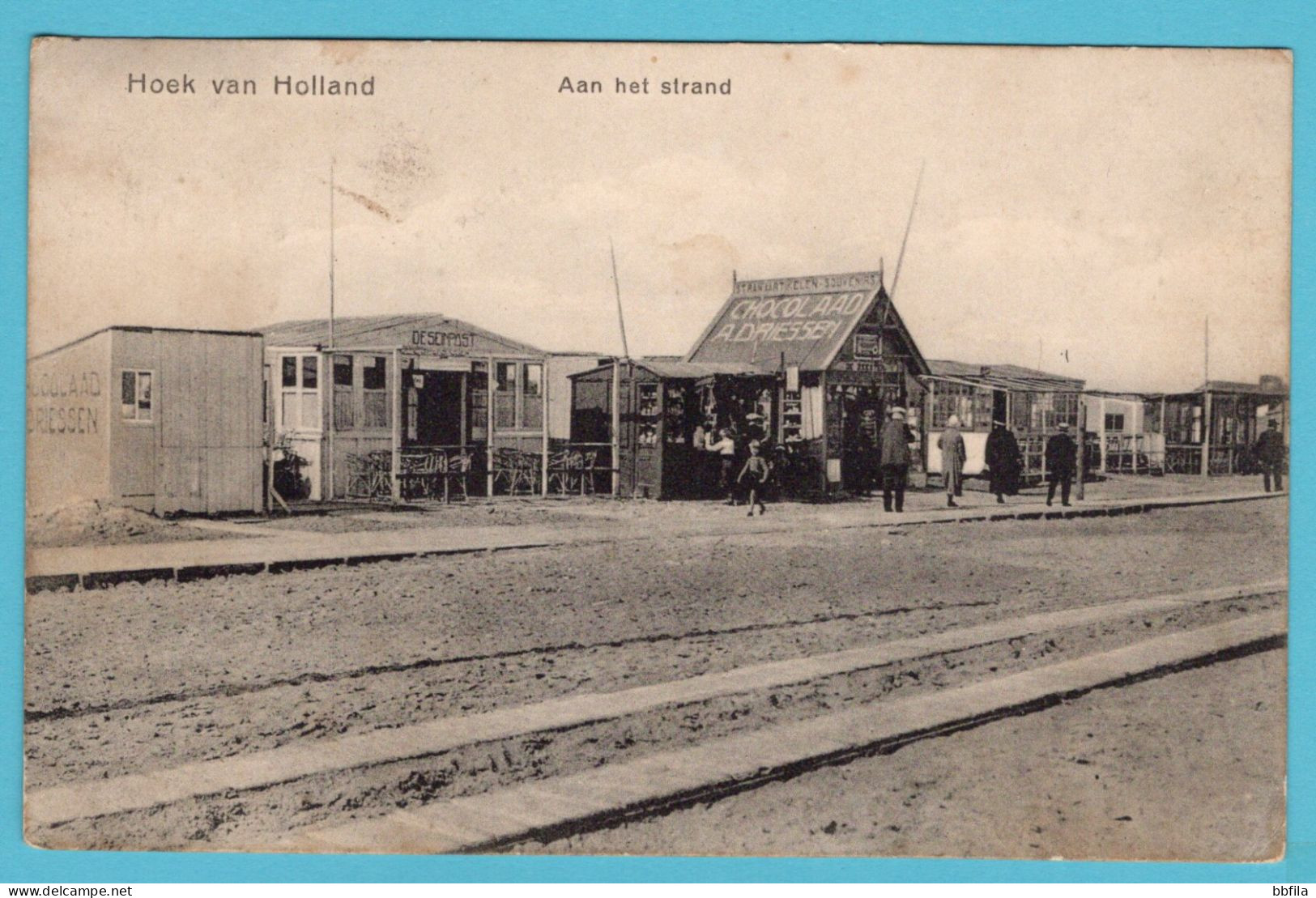 NEDERLAND Prentbriefkaart Aan Het Strand 1926 Hoek Van Holland - Hoek Van Holland