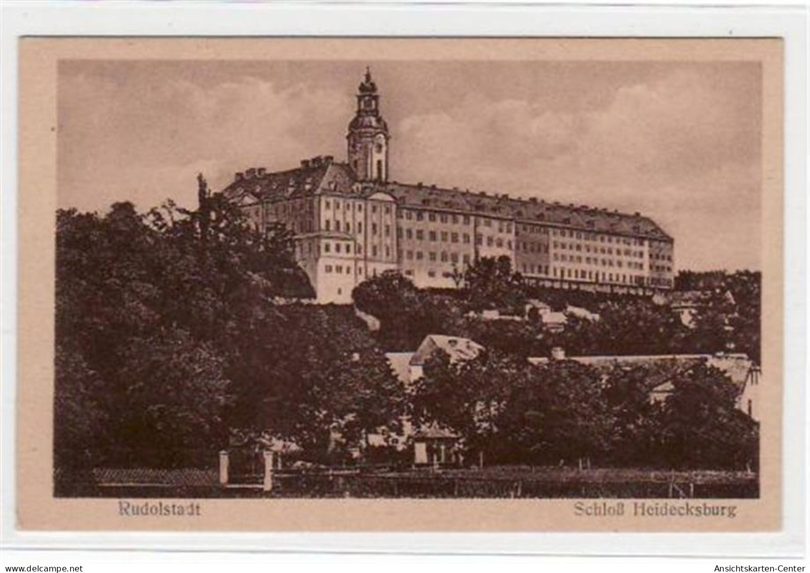 39018408 - Rudolstadt I. Thuer. Mit Blick Auf Schloss Heidecksburg Ungelaufen  Gute Erhaltung. - Rudolstadt