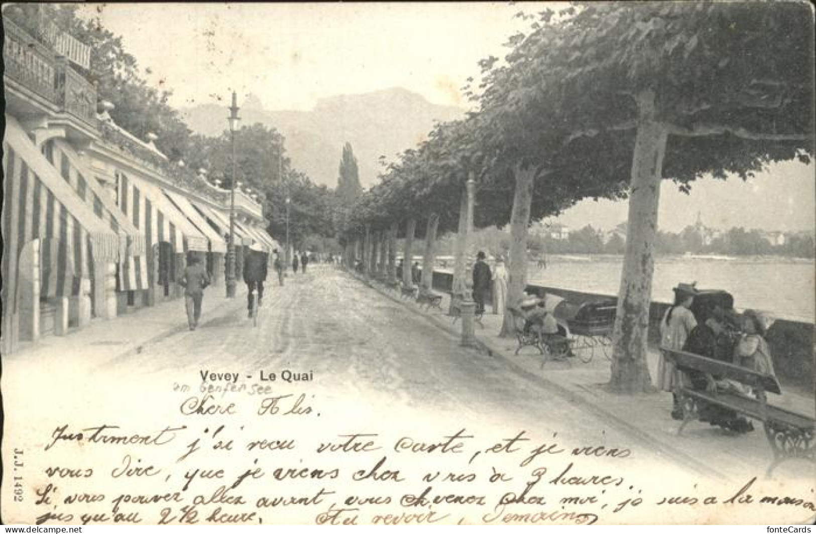 11358074 Vevey VD Quai Vevey - Autres & Non Classés