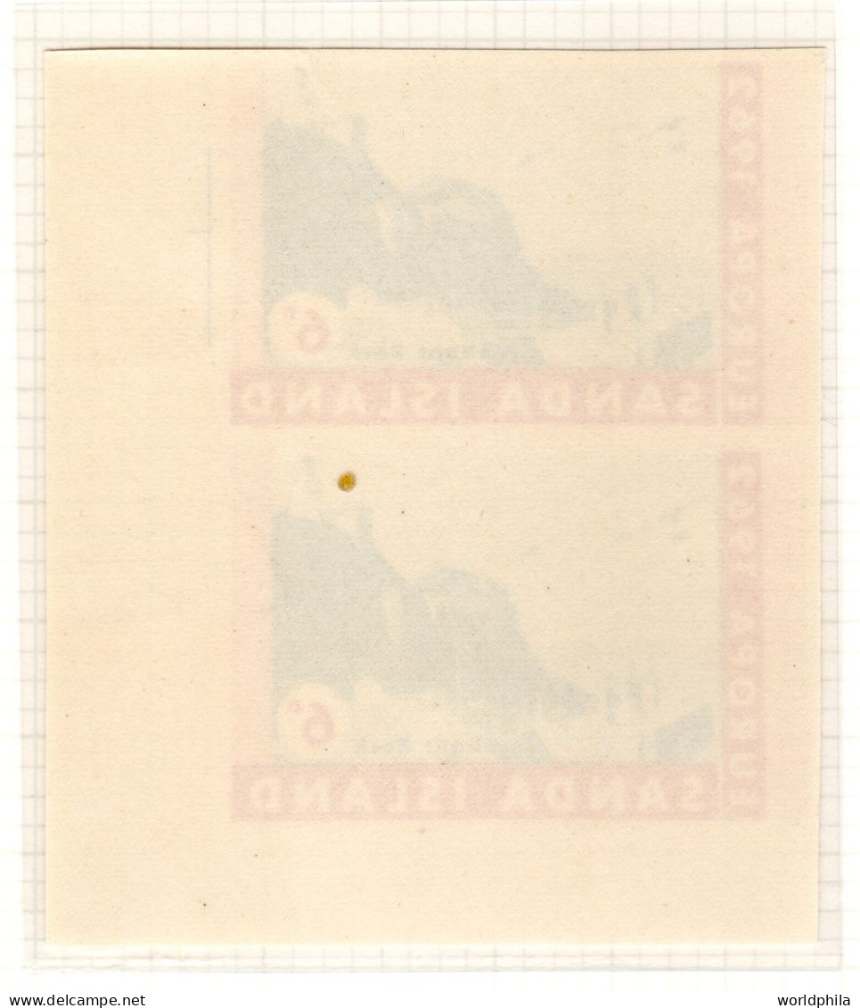 Sanda Island, UK "EUROPA 1962", Elephant Rock, MNH Imperforated, Sea Mail  Service VIII - Cinderelas