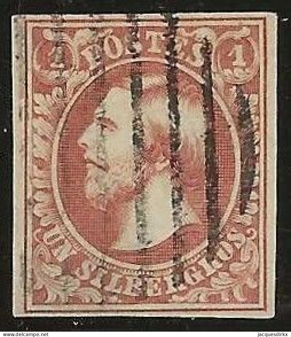 Luxembourg  .  Y&T   .   2   (2 Scans)  .  1852   .    O    .    Oblitéré - 1852 Guglielmo III