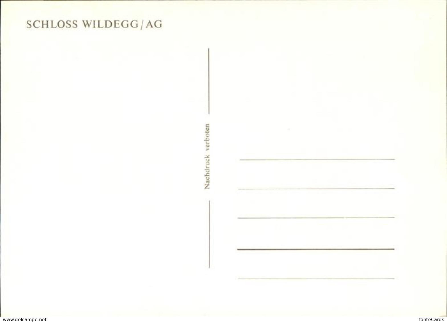 11358029 Wildegg Schloss Wildegg Fliegeraufnahme Wildegg - Altri & Non Classificati