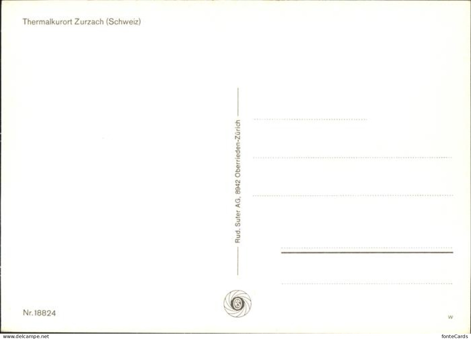 11358026 Zurzach  Zurzach - Andere & Zonder Classificatie