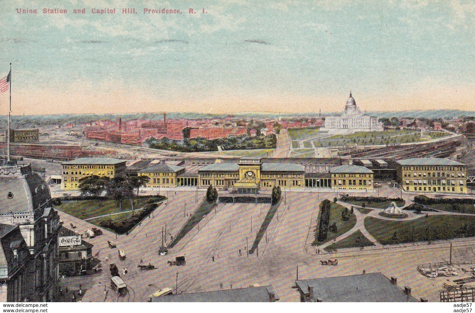 USA Union Station Providence 1911 - Bahnhöfe Ohne Züge