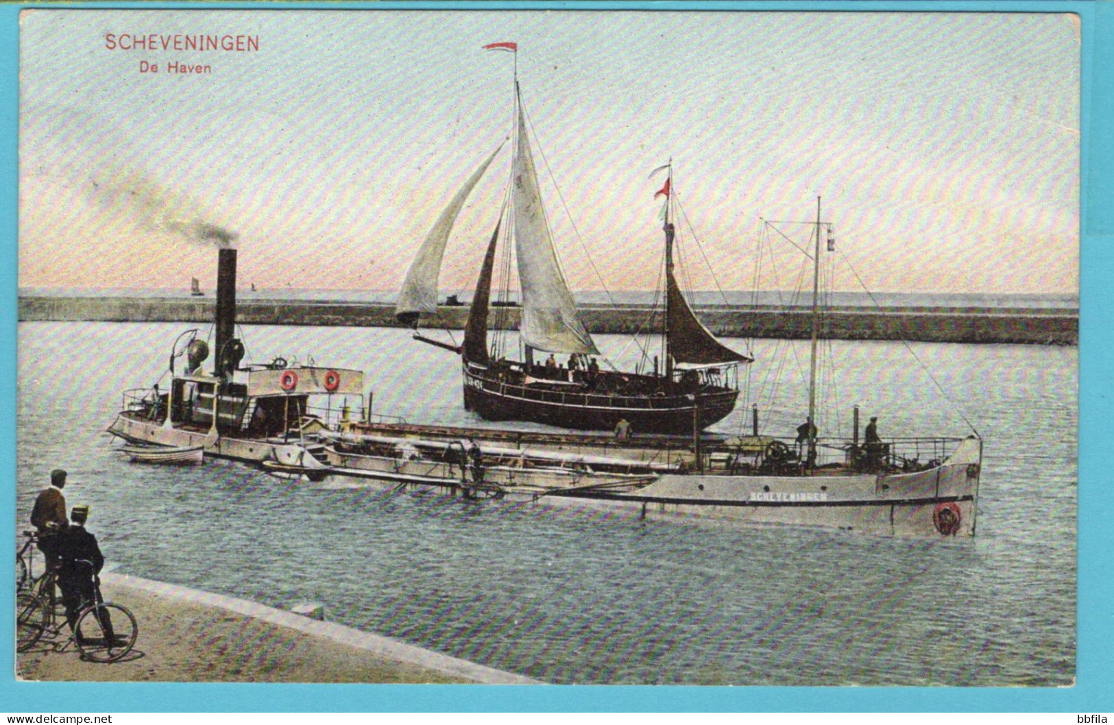 NEDERLAND Prentbriefkaart Scheveningen 1918 Gorredijk Naar Kortezwaag - Scheveningen