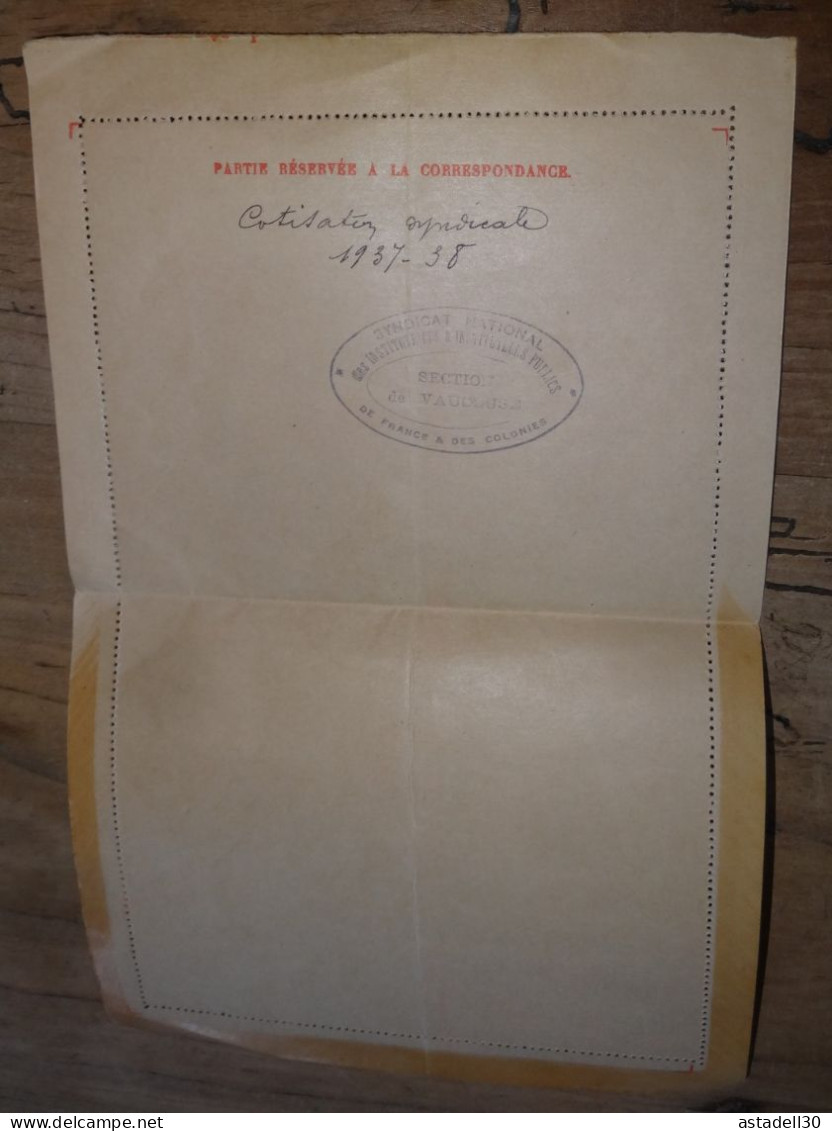 Semeuse + Moulin Daudet Sur Carte Recommandée En Contre-remboursement De 1938  ............BOITE1.......... 440 - Brieven En Documenten