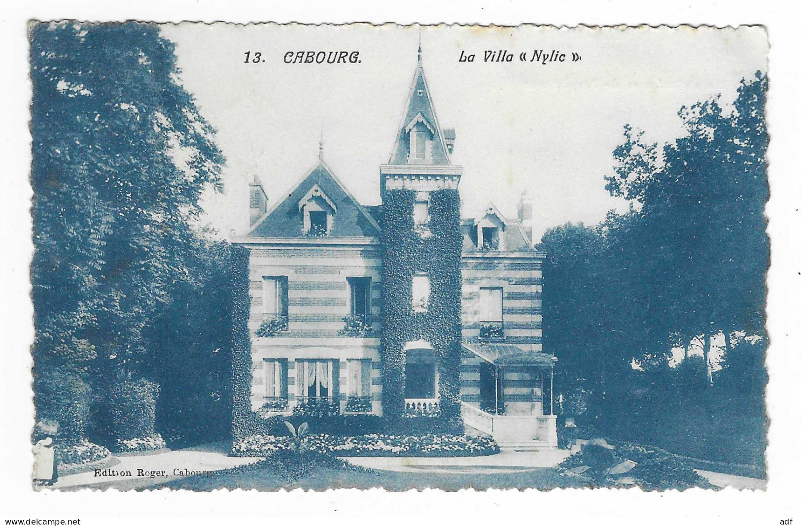 CPA CABOURG, LA VILLA " NYLIC ", CALVADOS 14 - Cabourg