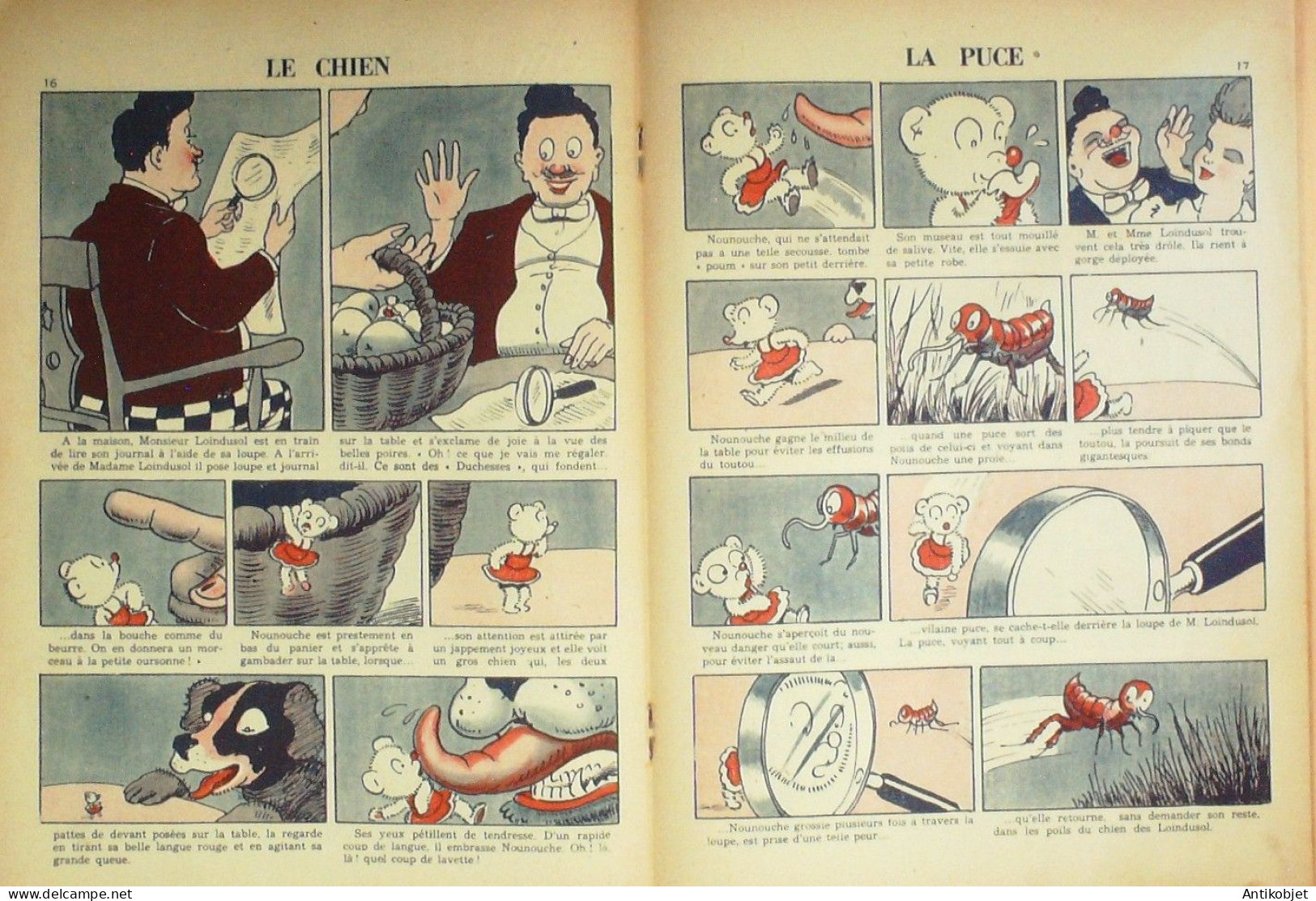 Nounouche Et Les Géants Illustré Par Durst  édition Gp Eo 1946 - 1901-1940