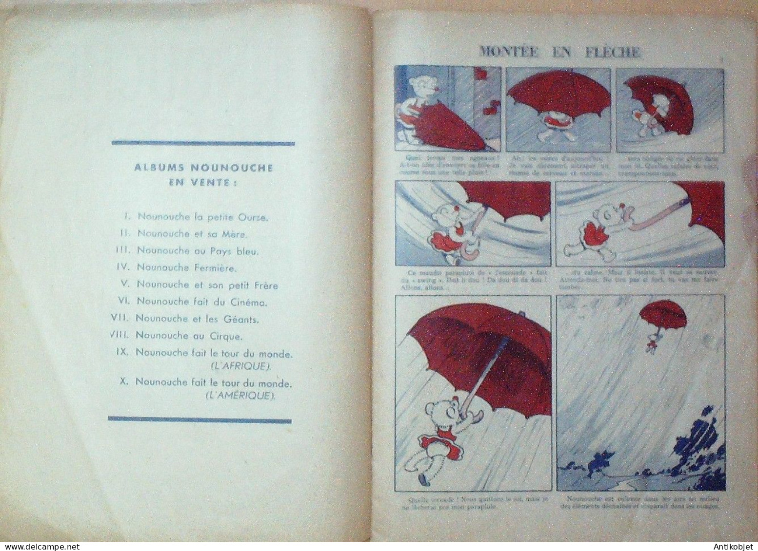 Nounouche Et Les Géants Illustré Par Durst  édition Gp Eo 1946 - 1901-1940