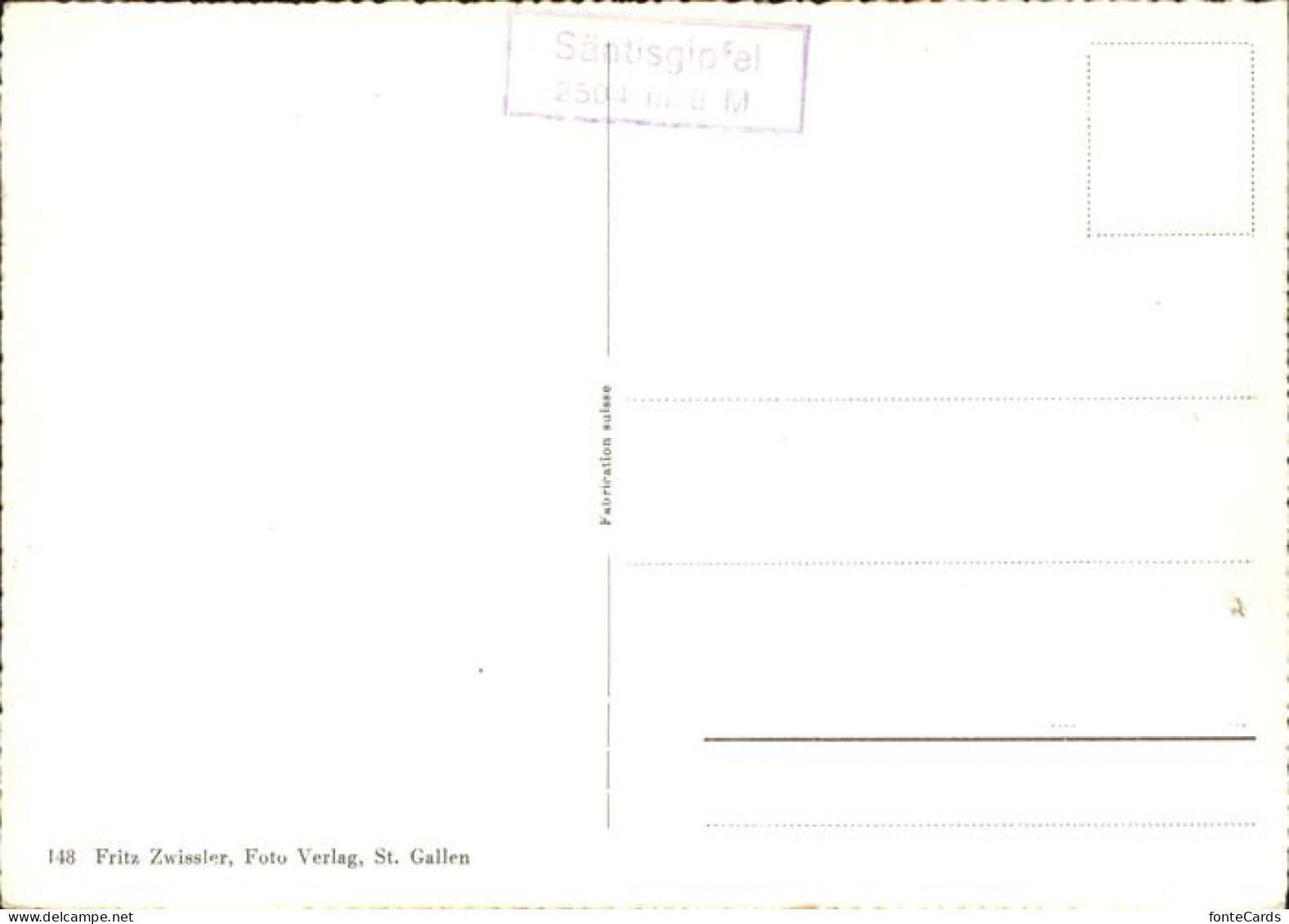 11357901 Saentis AR Glaneralpen Saentis - Andere & Zonder Classificatie