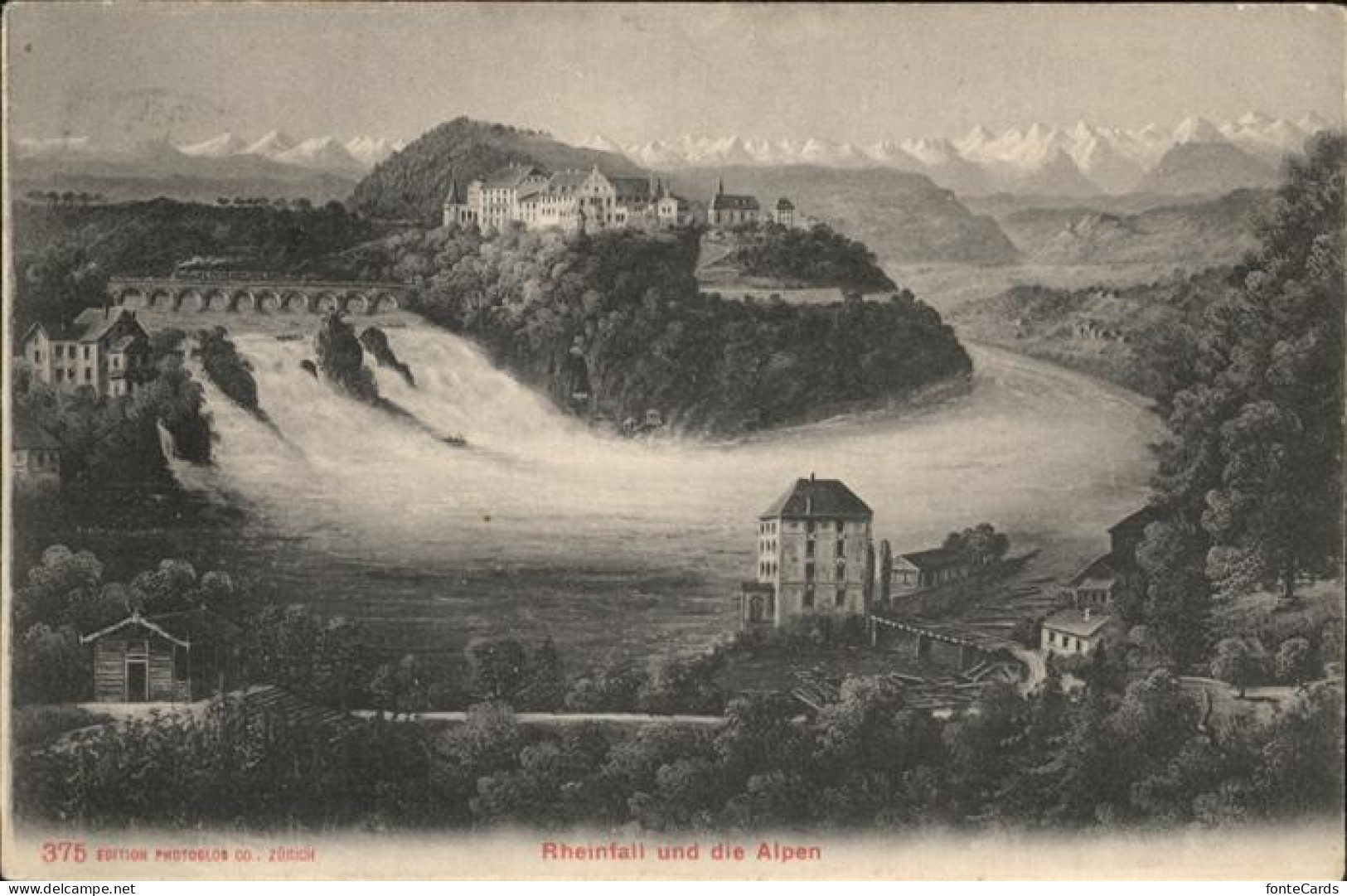 11357824 Rheinfall SH Alpen Rheinfall SH - Andere & Zonder Classificatie