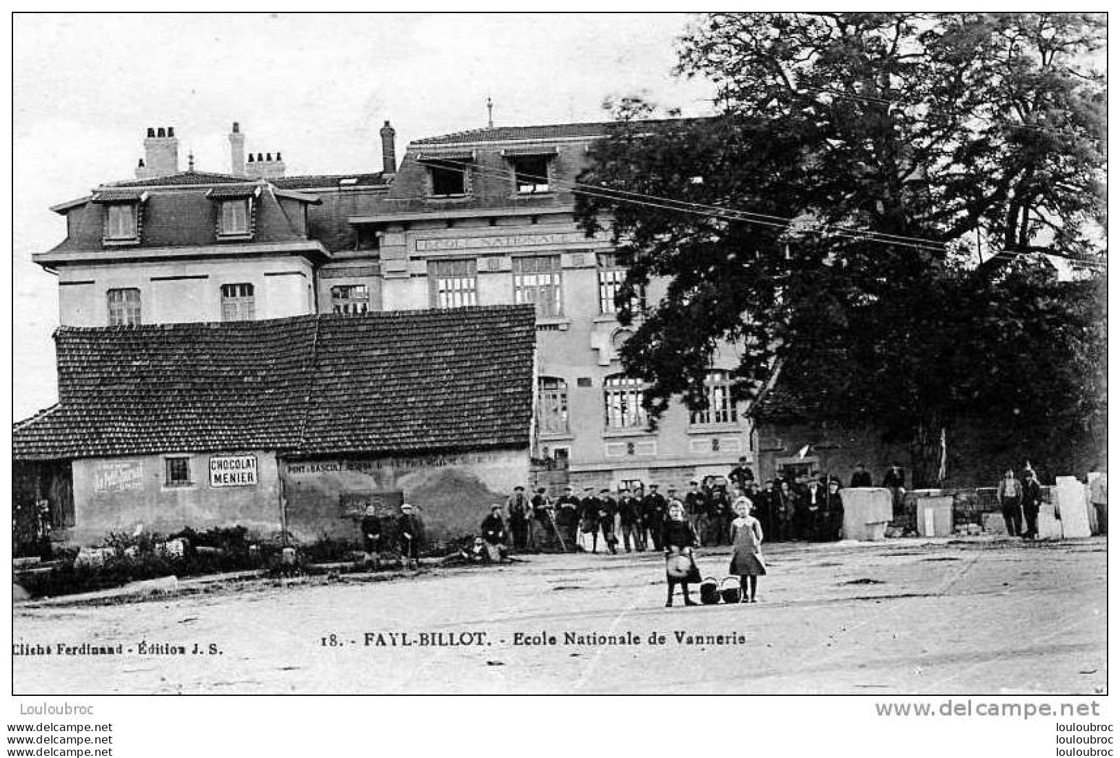 52 FAYL BILLOT  ECOLE NATIONALE DE VANNERIE EDIT J.S. - Fayl-Billot