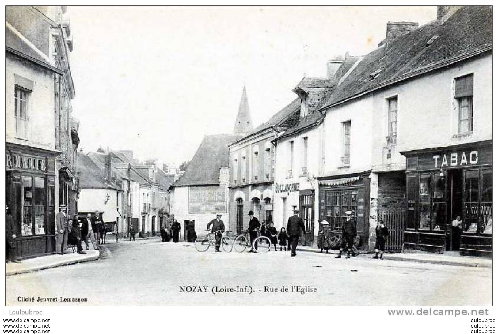 44 NOZAY RUE DE L'EGLISE TBAC PHARMACIE CLICHE JENVRET NON VOYAGEE - Autres & Non Classés