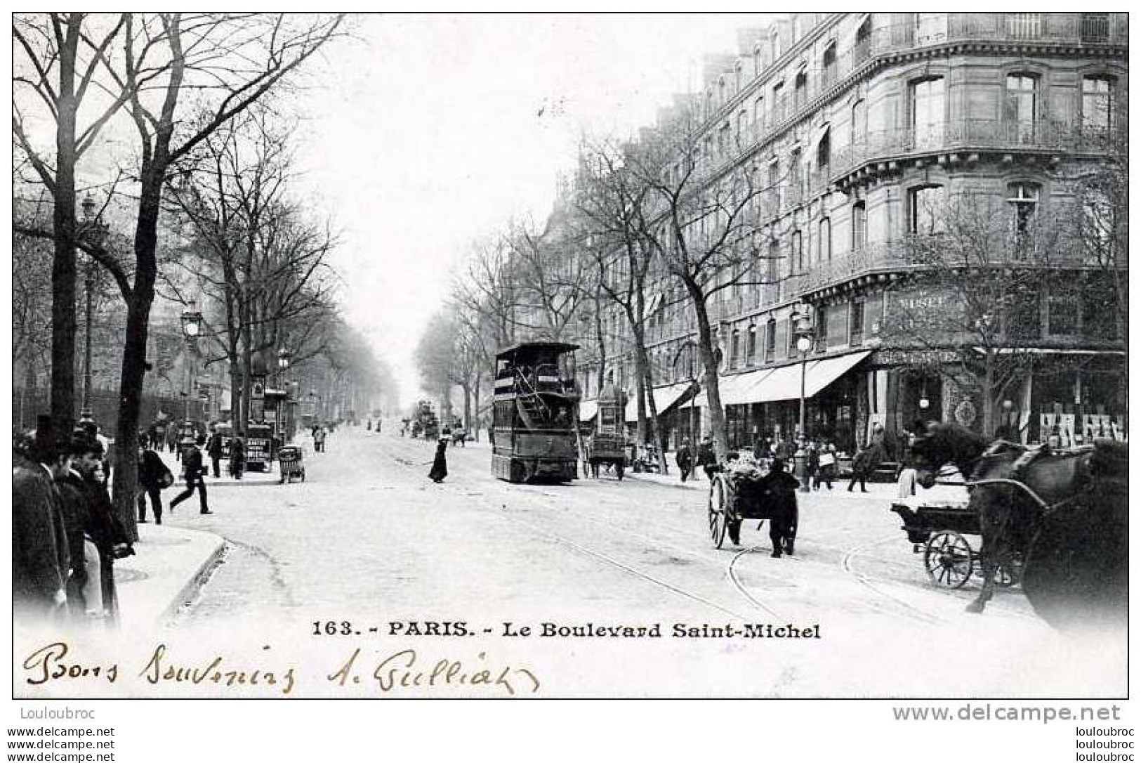 75 PARIS LE BOULEVARD SAINT MICHEL - Autres & Non Classés