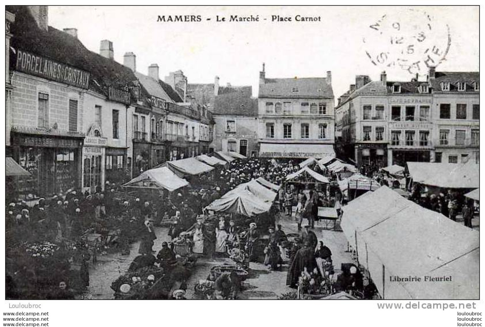 72 MAMERS LE MARCHE PLACE CARNOT EDIT FLEURIEL - Mamers