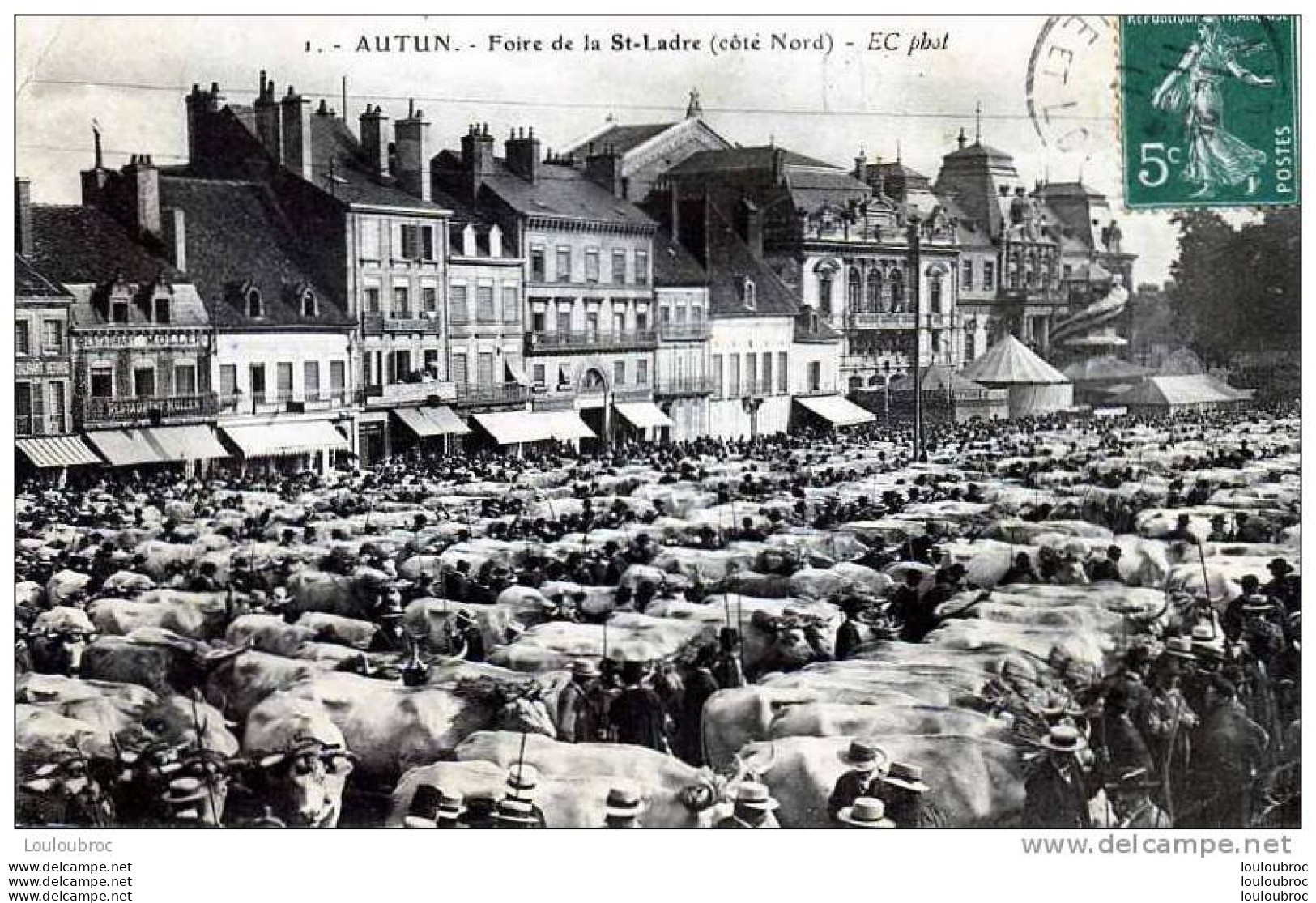 71 AUTUN FOIRE DE LA SAINT LADRE COTE NORD EDIT EC - Autun