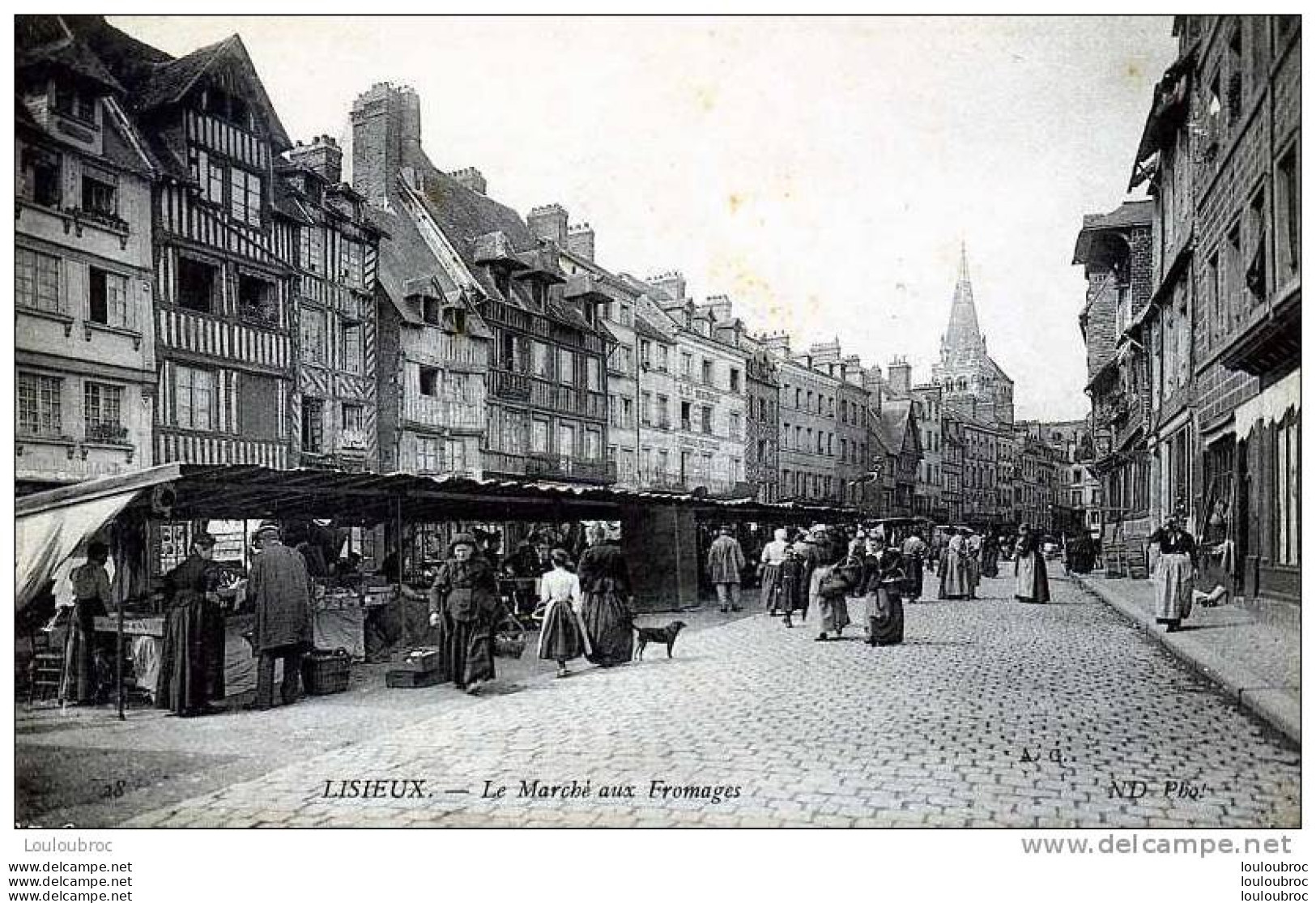 14 LISIEUX LE MARCHE AUX FROMAGES - Lisieux