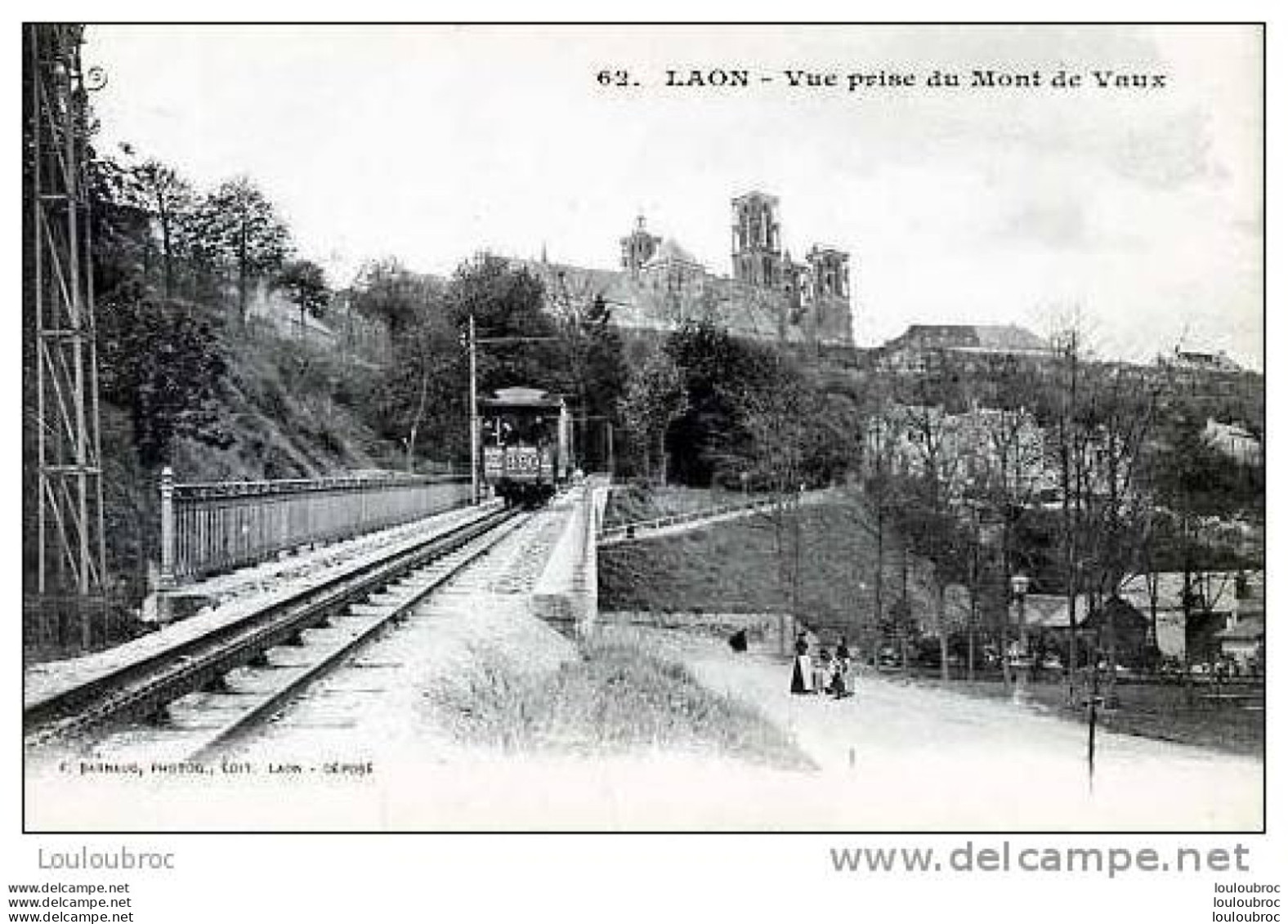 02 LAON VUE PRISE DU MONT DE VAUX EDIT BARNAUD - Laon