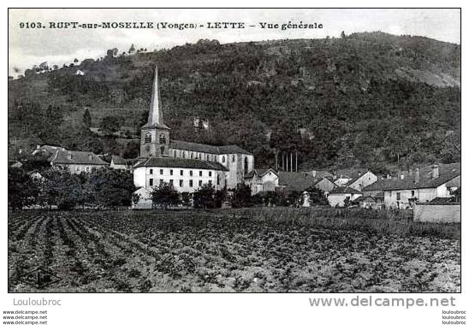 88 RUPT SUR MOSELLE LETTE VUE GENERALE EDIT LARDIER - Autres & Non Classés