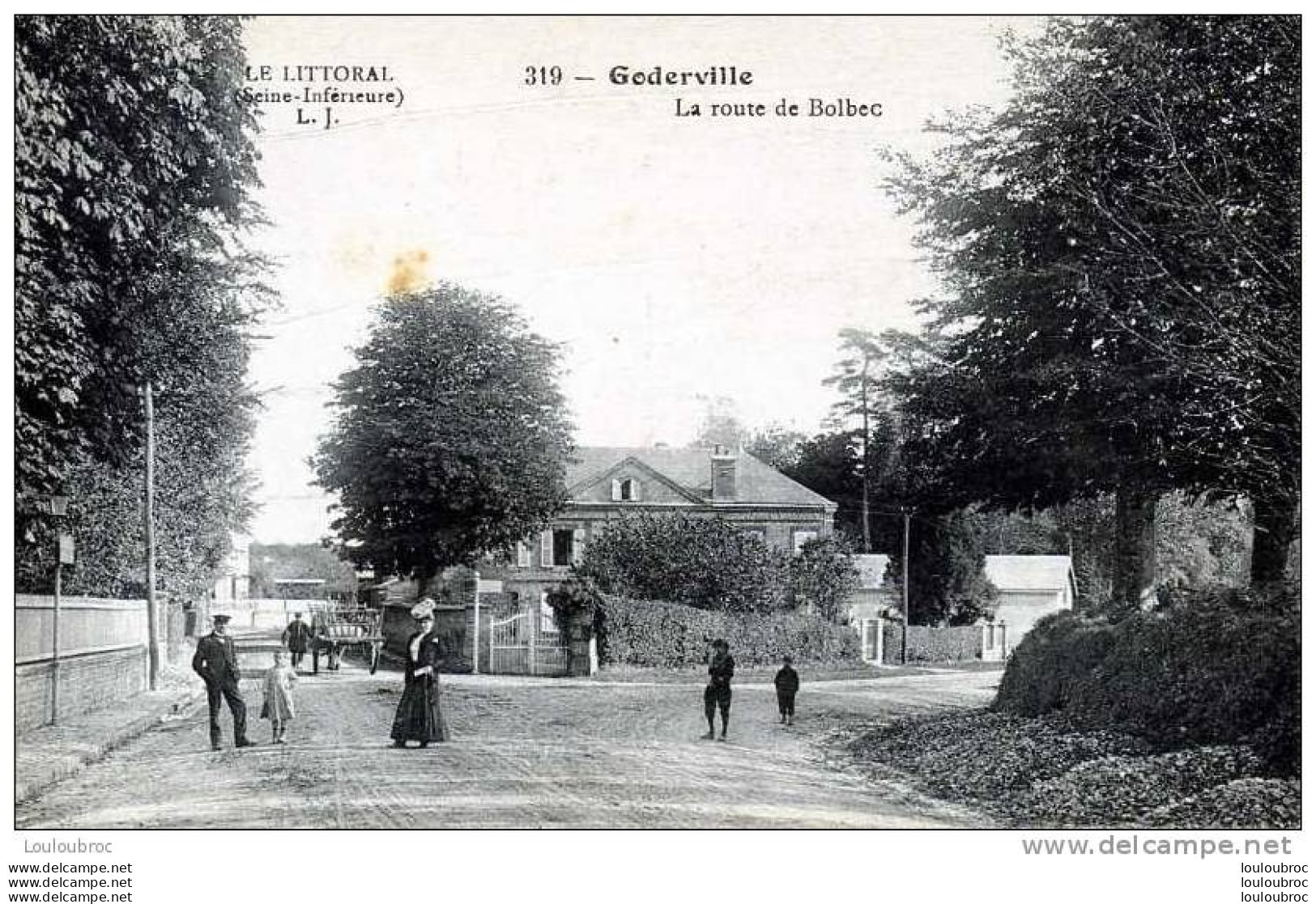 76 GODERVILLE LA ROUTE DE BOLBEC - Goderville