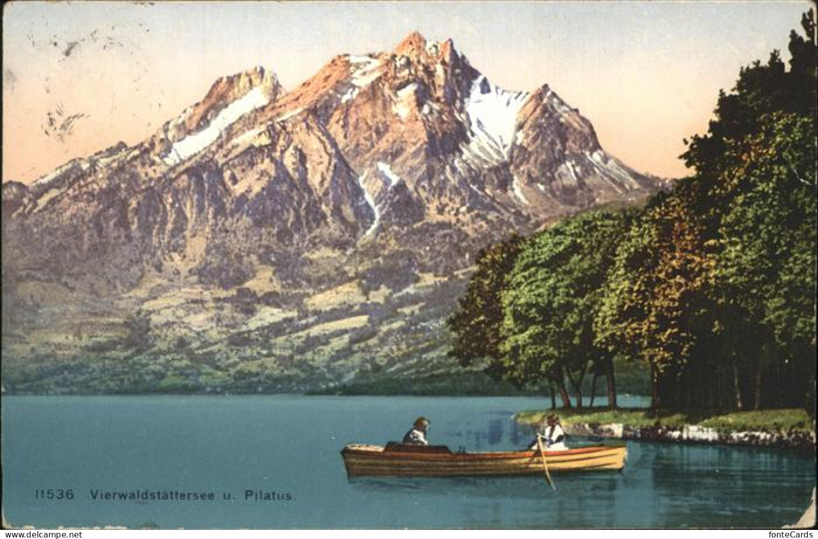 11357815 Vierwaldstaettersee SZ Pilatus Boot Brunnen - Autres & Non Classés