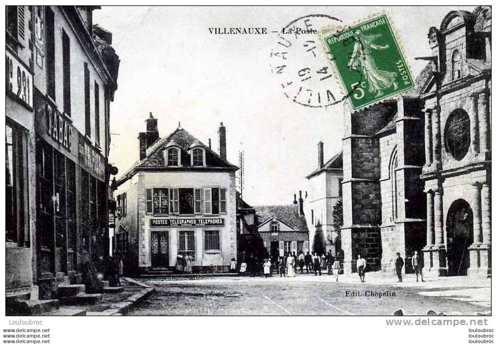 10 VILLENAUXE LA POSTE  EDIT CHOPELIN - Andere & Zonder Classificatie