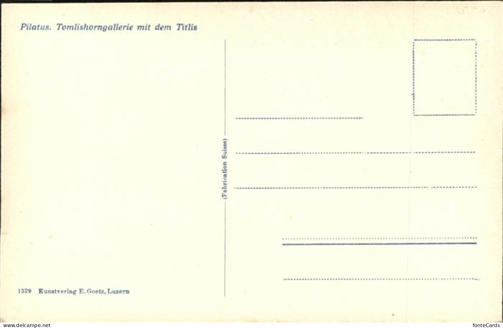 11357814 Pilatus Tomlishorngallerie Titlis Pilatus - Sonstige & Ohne Zuordnung