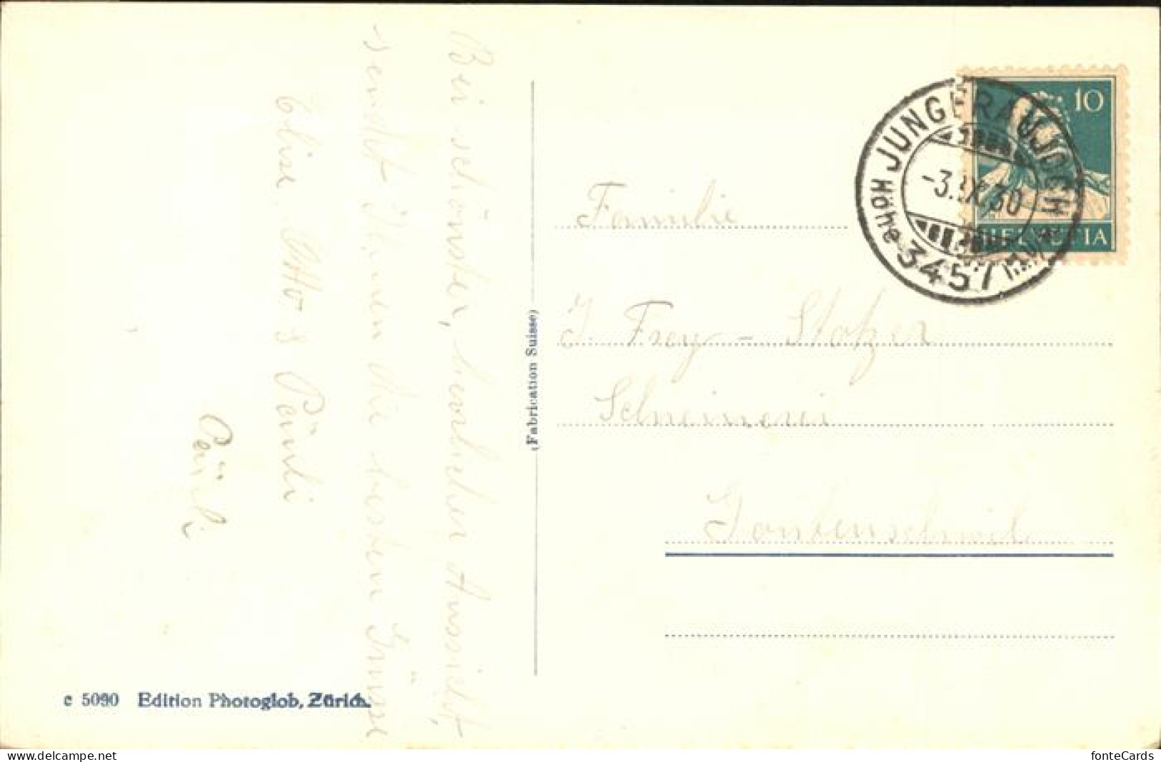 11357810 Bern BE Oberland Harder Kulm Breithorn Moench Bern - Other & Unclassified