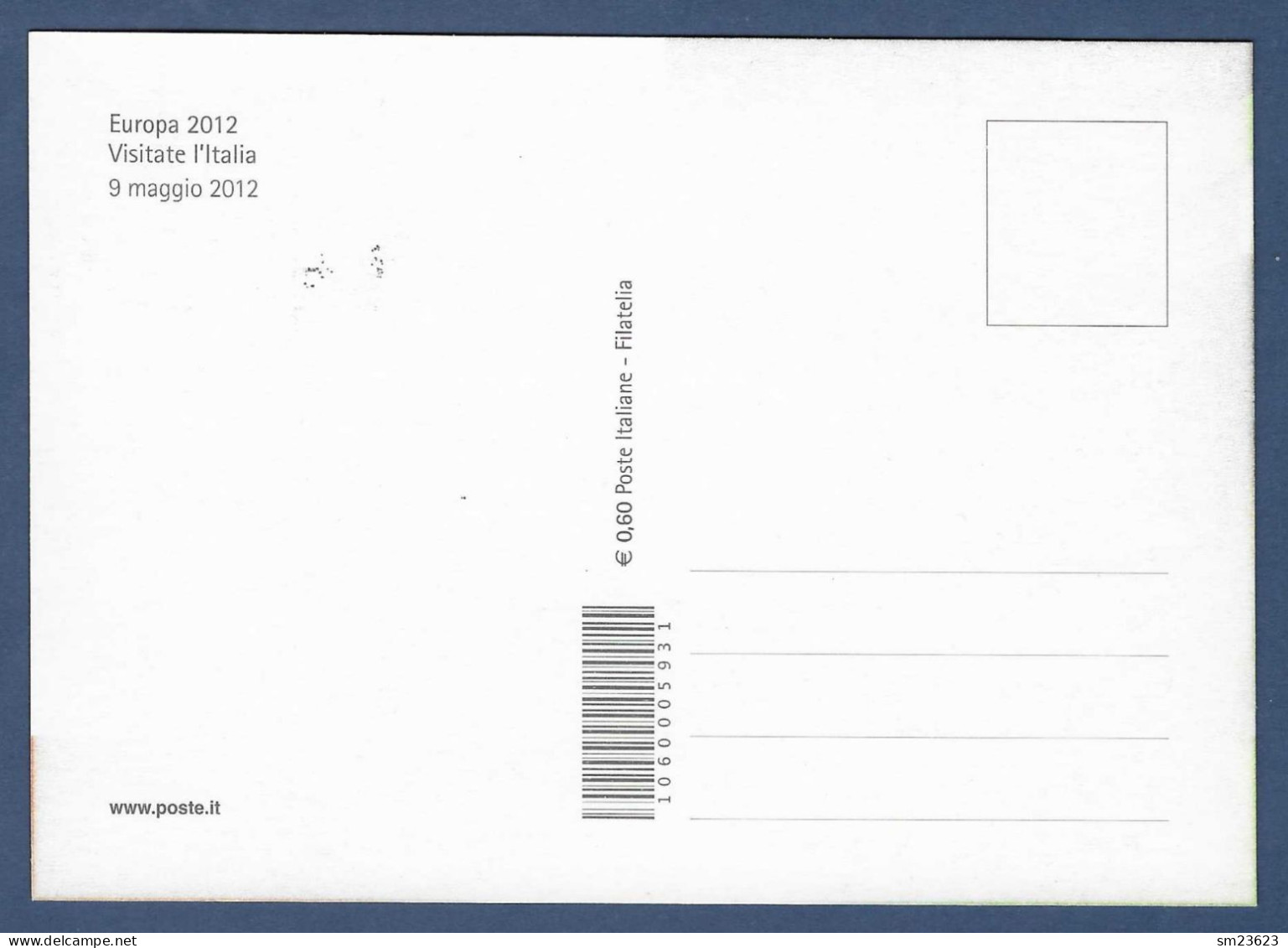 Italien / Italia  2012  Mi.Nr. 3537 , EUROPA CEPT Visite / Besuche - Maximum Card - ROMA Filatelico 9.5.2012 - 2012