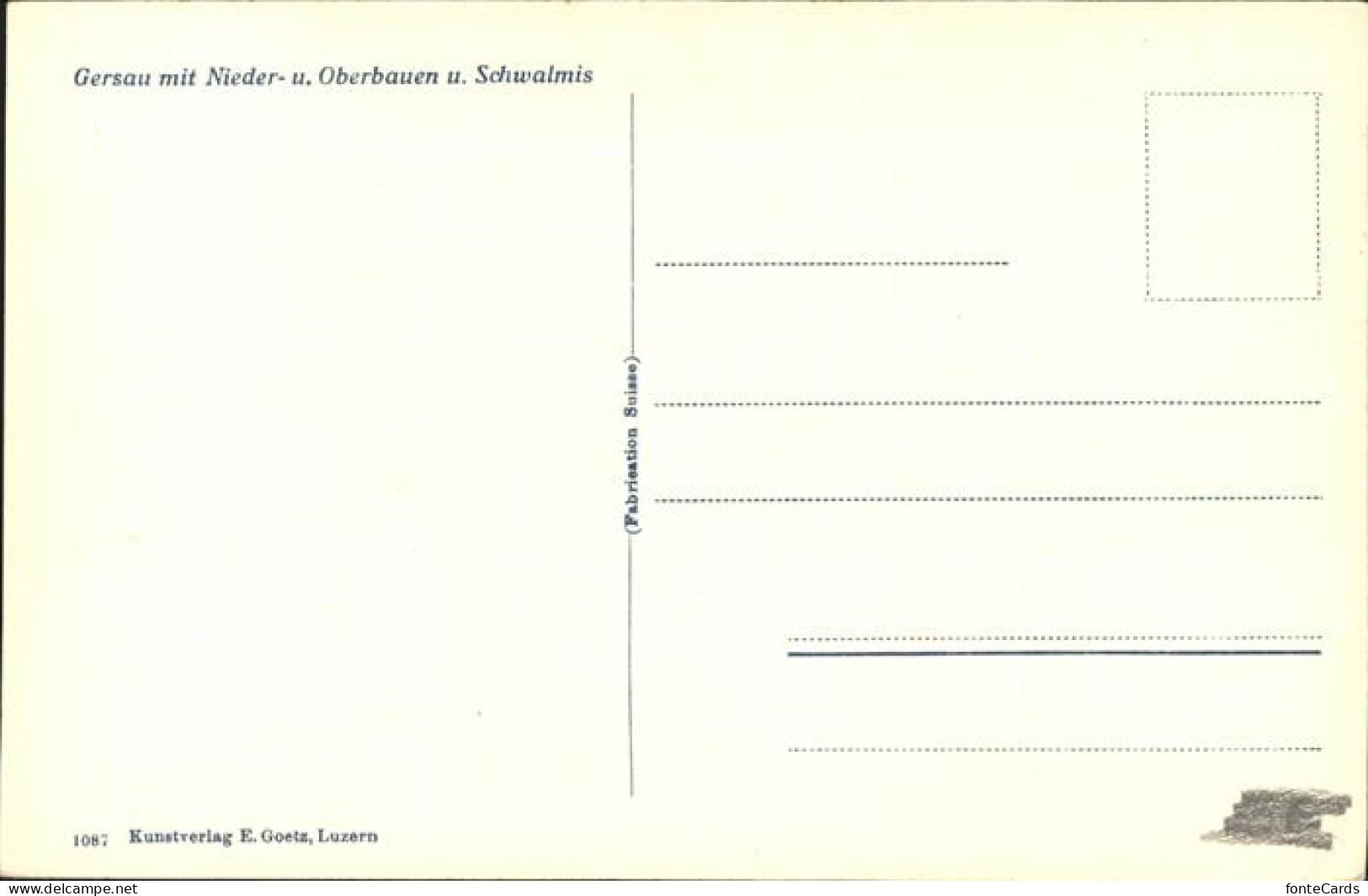 11357789 Gersau Vierwaldstaettersee Nieder- Oberbauern Schwalmis Gersau - Altri & Non Classificati