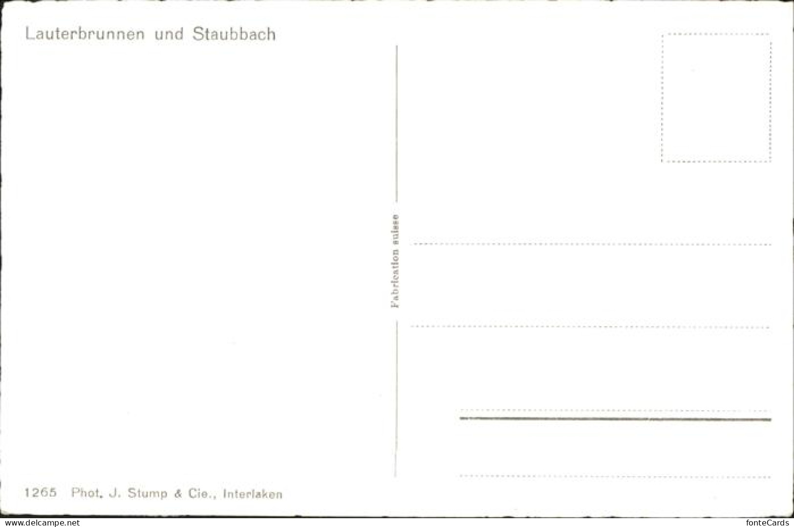 11357787 Lauterbrunnen BE Staubbach Lauterbrunnen - Other & Unclassified