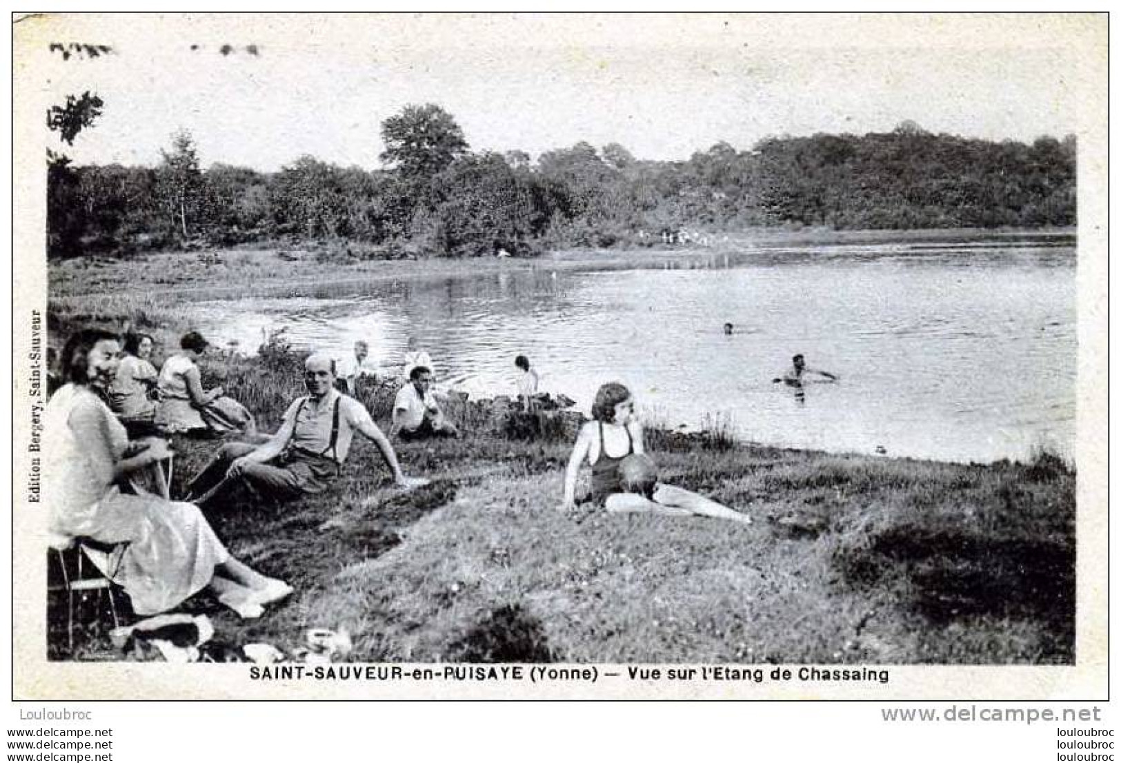 89 SAINT SAUVEUR EN PUISAYE VUE SUR L'ETANG DE CHASSAING EDIT BERGERY - Saint Sauveur En Puisaye