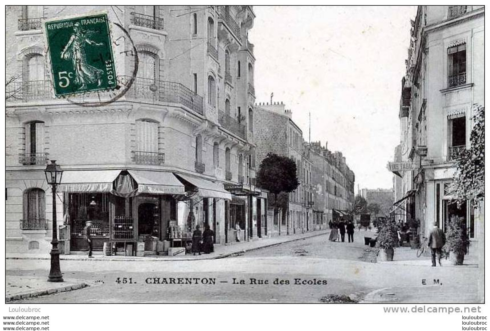 94 CHARENTON LA RUE DES ECOLES EDIT MALCUIT - Charenton Le Pont