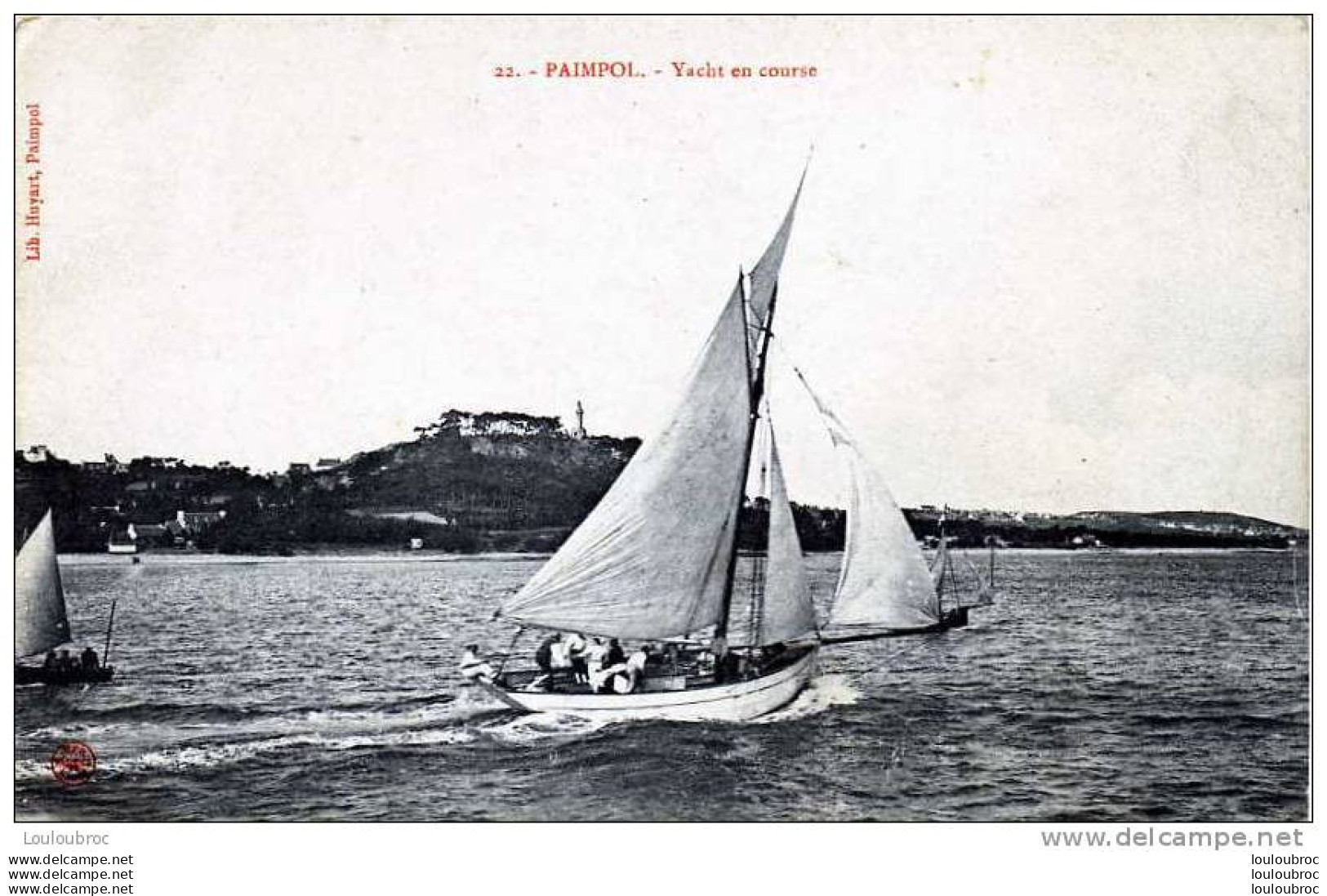 22 PAIMPOL YACHT EN COURSE - Paimpol