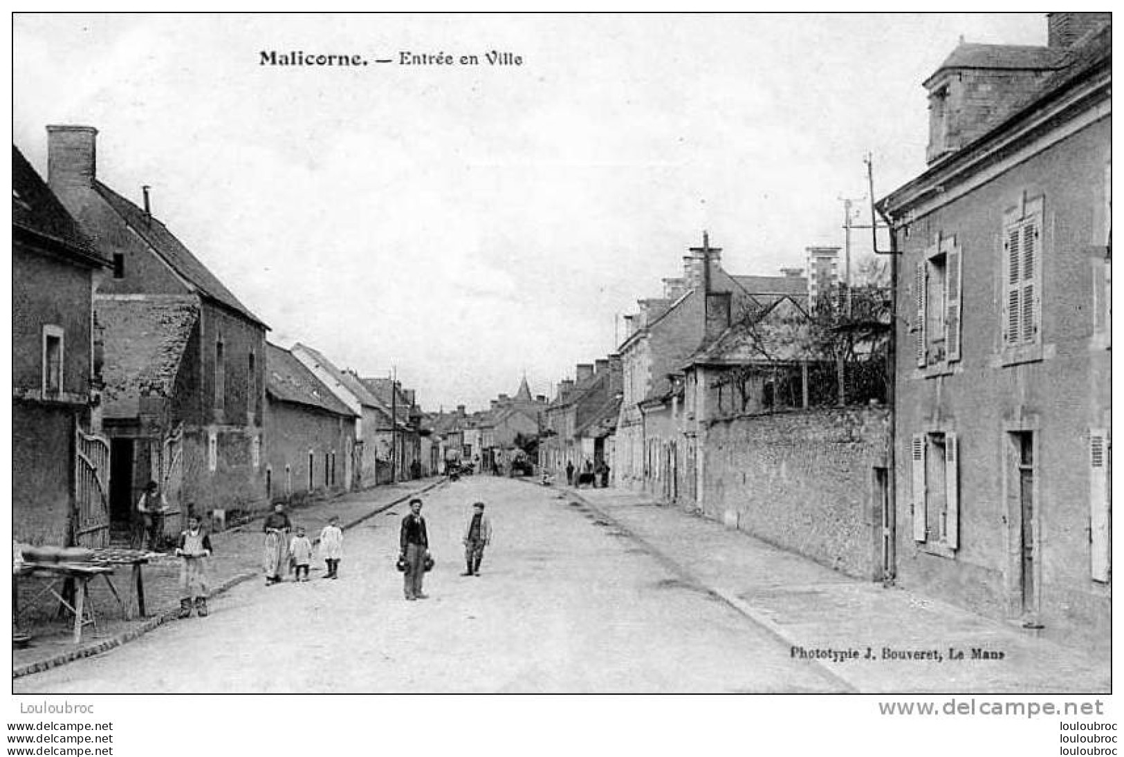 72 MALICORNE ENTREE EN VILLE  EDIT BOUVERET - Malicorne Sur Sarthe