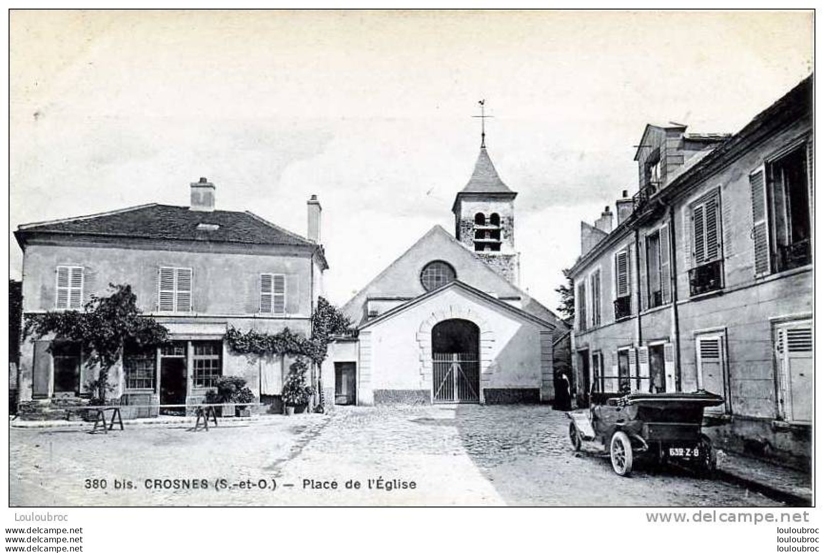 91 CROSNES PLACE DE L'EGLISE EDIT MULARD - Crosnes (Crosne)