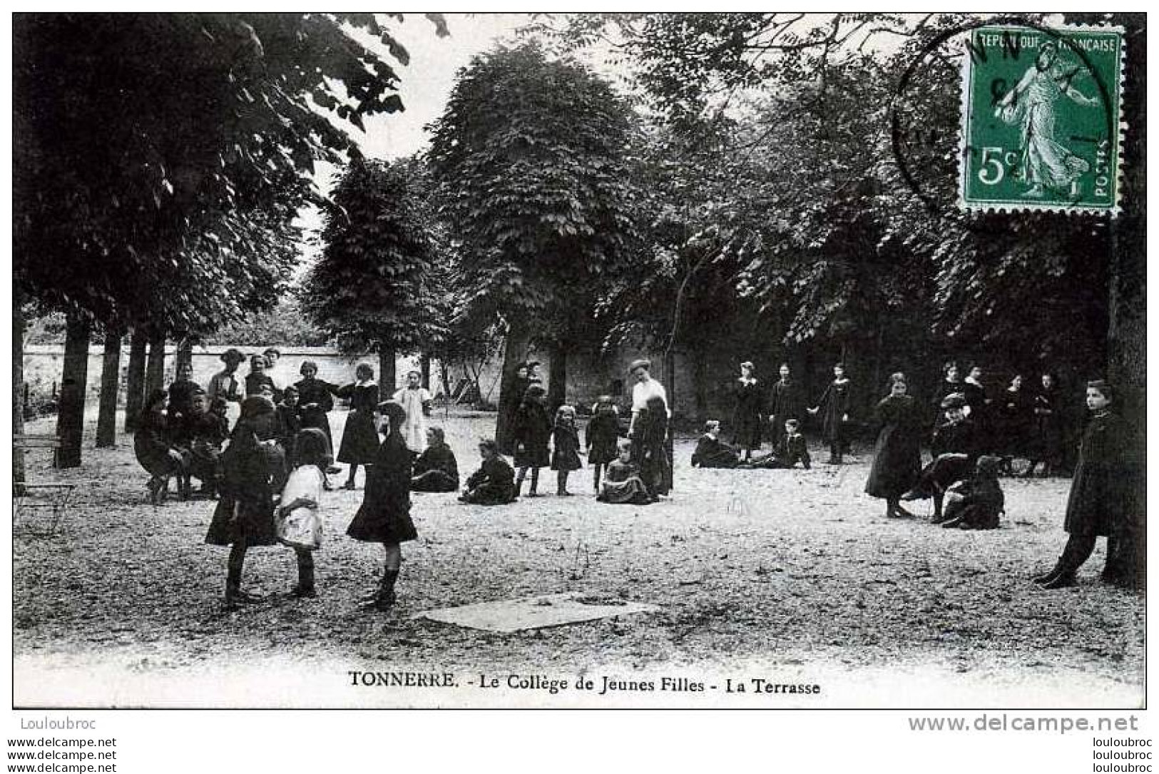 89 TONNERRE LE COLLEGE DE JEUNES FILLES LA TERRASSE - Tonnerre