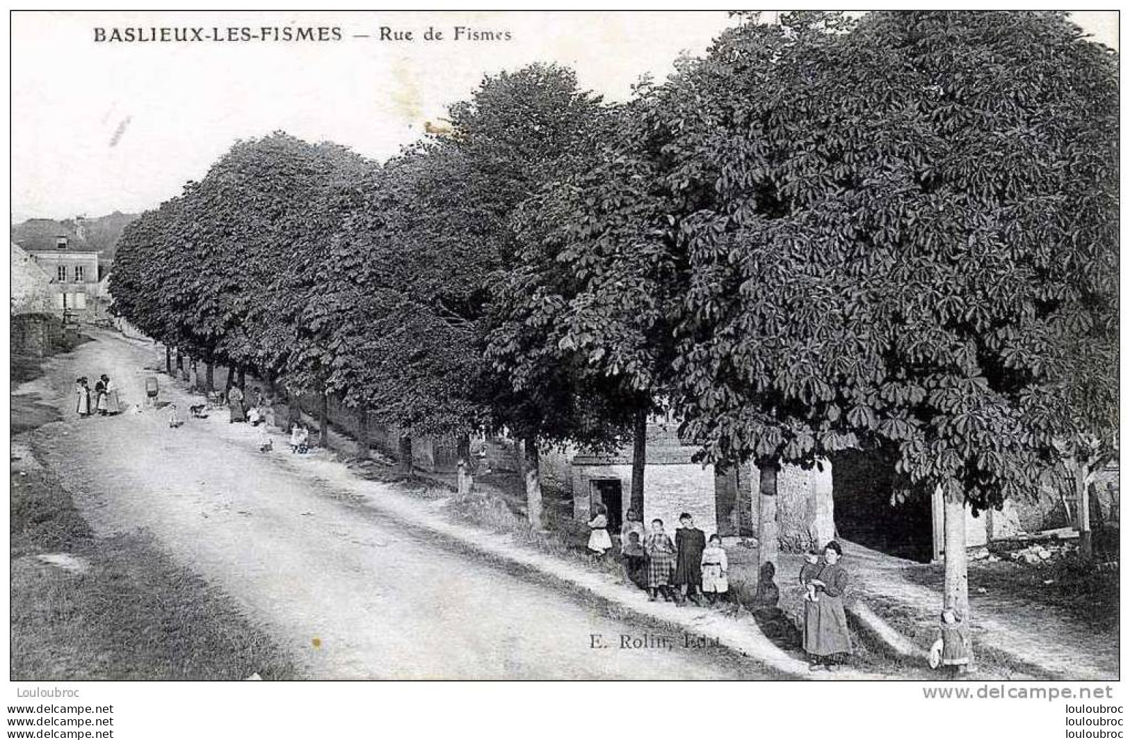 51 BASLIEUX LES FISMES  RUE DE FISMES - Sonstige & Ohne Zuordnung